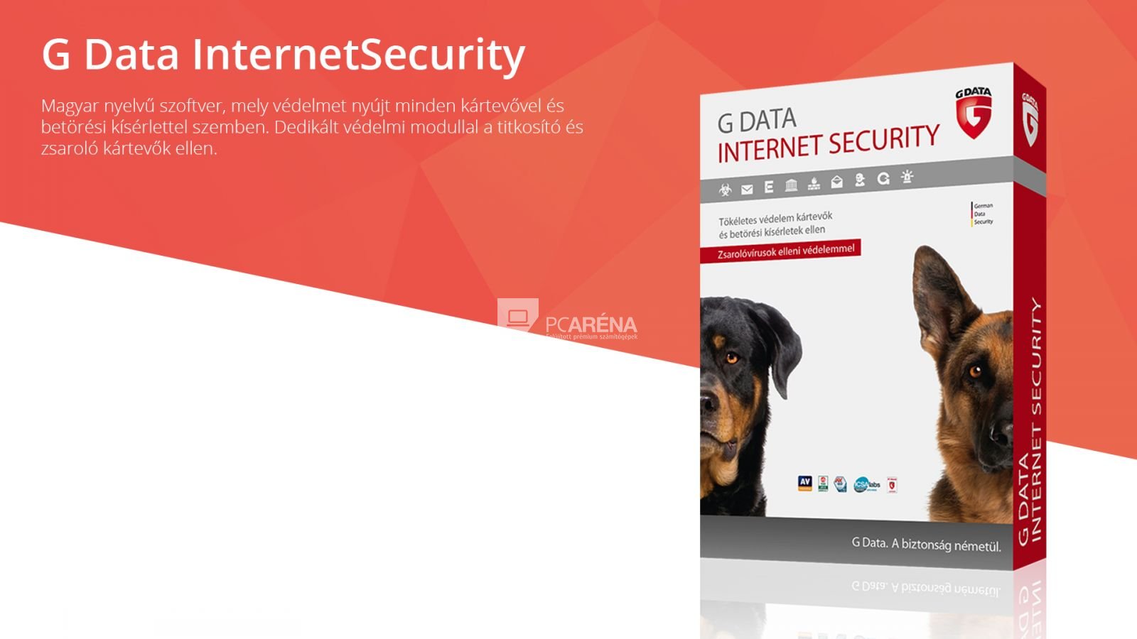 G Data InternetSecurity Tűzfal, vírus- és kémporogramvédelem