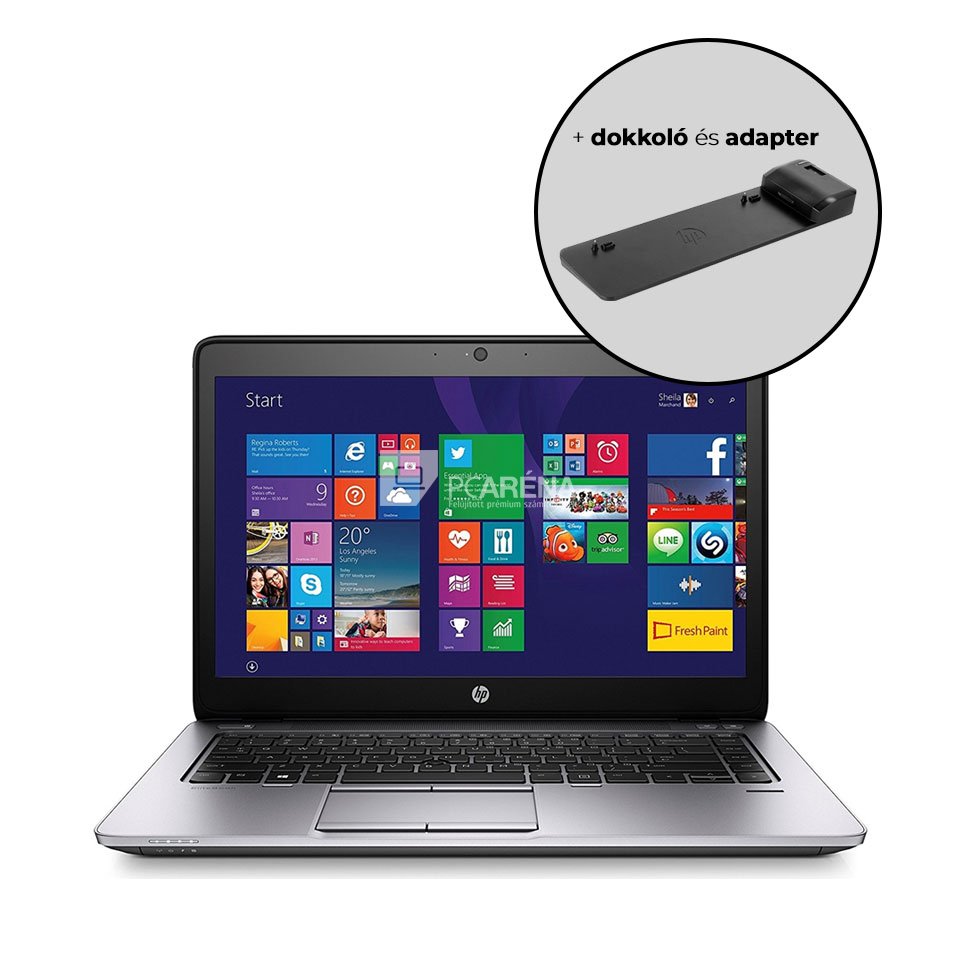 HP EliteBook 840 G2 HUN laptop + Dokkoló